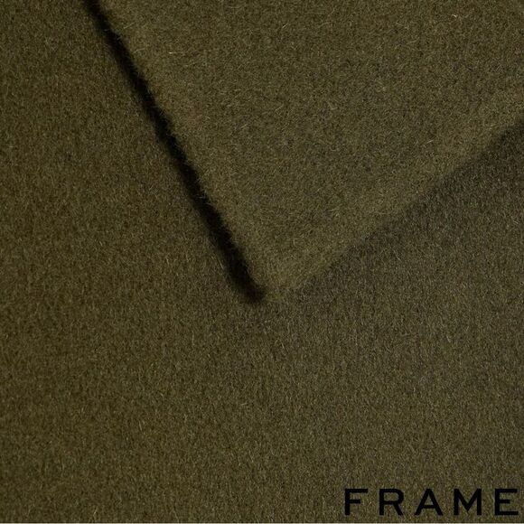 FRAME **NWT** Double Face Wool Jacket in Olive Green - Picture 6 of 11